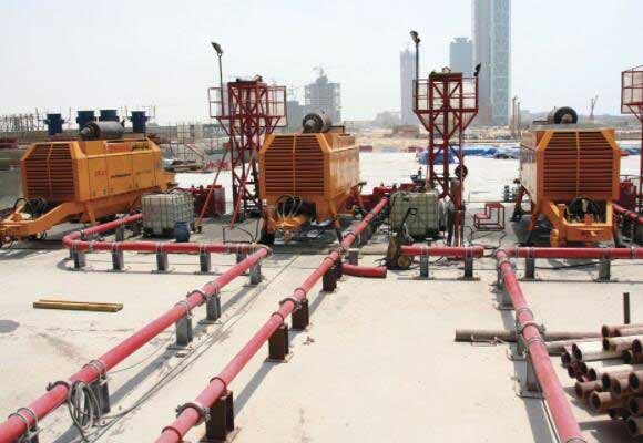 Concrete Pump (with pipeline)